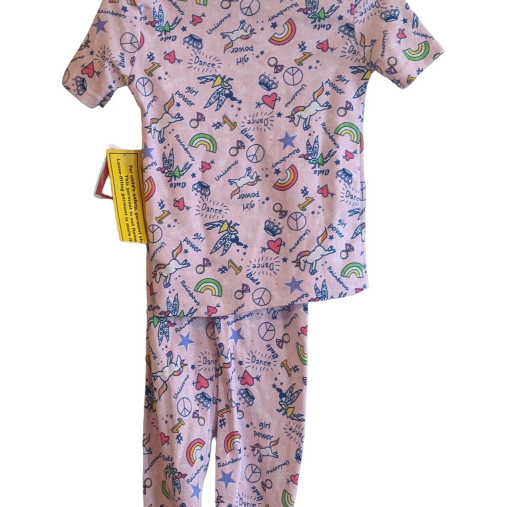 Unicorn Print Kids Pajamas